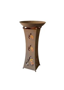 M&Ouml;BELIX M&ouml;belix , Rostfarben , Metall , rund , 47.5x93x47.5 cm , robust ,