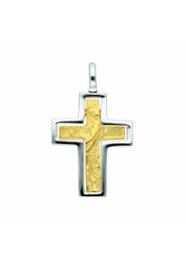Adelia&acute;s Kreuzkette ADELIA&acute;S "Adelia's Halskette - Kreuzkette mit Kreuz Anh&auml;nger aus 333 Gold Halskette - Kreuzkette mit Kreuz Anh&auml;nger aus 333 Gold" Gr. 45, gold, Halsketten, Damen, Gold, Kreuzkette