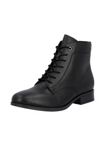 Schn&uuml;rstiefelette Rieker, Damen, Gr. 43, schwarz, Lederimitat, Basic, Schuhe Schn&uuml;rstiefelette, Klassik-Stiefelette, Schn&uuml;rboots mit Rei&szlig;verschluss