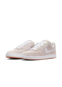 Sneaker Nike Sportswear "COURT VISION LO FL", Herren, Gr. 47,5, beige (lt orewood brn, wei&szlig;, gum med braun), Leder, Schuhe Sneaker, inspiriert vom Design des Nike Air Force