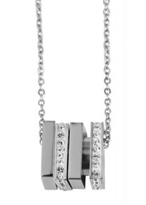 Adelia&acute;s Kette mit Anh&auml;nger ADELIA&acute;S "Adelia's Damen Edelstahl Halskette mit Anh&auml;nger 43 cm + 5.0 cm" Gr. 43, silber, Halsketten, Damen, Edelstahl, Kette mit Anh&auml;nger
