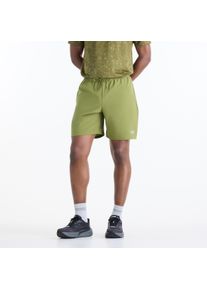 Laufshorts New Balance "SPORT ESSENTIAL SHORT 7", Herren, Gr. XXL, N-Gr, sport gr&uuml;n (gee), Stoff, Obermaterial: 100% Polyester, Hosen Laufshorts, mit atmungsaktivem Innenslip