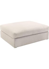 Polsterhocker OTTO HOME "Soft&Cosy XL, B: 101 cm - OTTO. Verl&auml;ssliche Qualit&auml;t.", beige (cream), B:101cm H:52cm T:97cm, 100% Polyester, Hocker, Polsterhocker, Mega-Hocker, in Cord oder Chenille-Struktur w&auml;hlbar