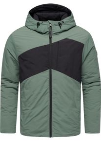 Winterjacke Ragwear "Winterjacke Cassey Warm YOUMODO", Herren, Gr. L, gr&uuml;n (baltic), Obermaterial: 100% Nylon NY. Obermaterial: Futter: 100% Polyester PES. 100% Polyester PES., gerade, hoch geschlossener Ausschnitt, normaler Saum, Jacken Winterjacke, Warme Herren Jacke mit verstellbarer Kapuze