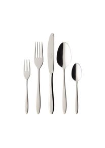 Villeroy & Boch Besteck-Set VILLEROY & BOCH "Tafelbesteck Annalena 180er Set silber", silber, 180, Essbesteck-Sets, Besteck-Set, Sp&uuml;lmaschinenfest