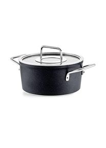 Kochtopf Fissler "Adamant", schwarz, B:21,5cm H:14,5cm L:30cm &Oslash;:20cm, T&ouml;pfe, Kochtopf, Made in Germany