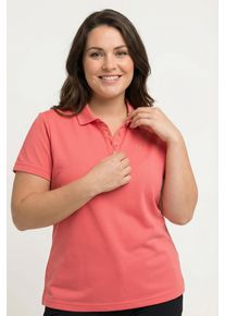 Poloshirt Maier Sports "D GG Poloshirt", Damen, Gr. 42, pink, Web, Obermaterial: 100% Polyester, unifarben, hoch geschlossener Ausschnitt, eingesetzt eingefasste Kante, Shirts Poloshirt, hoch geschlossener Polokragen mit Knopfleiste