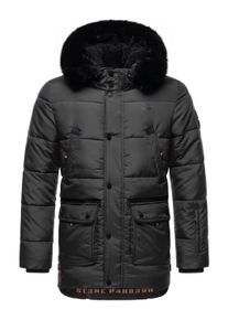 Steppjacke STONE HARBOUR "Winterjacke Mironoo", Herren, Gr. XL, grau (anthrazit), Obermaterial: 100% Polyester PES. Obermaterial: Futter: 100% Polyester PES. 100% Polyester PES., gerade, hoch geschlossener Ausschnitt, &Auml;rmel ohne &Auml;rmelschlitz Rippstrickb&uuml;ndchen, Jacken Steppjacke, stylische Outdoorjacke mit gro&szlig;er Kapuze