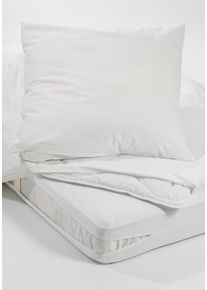 Bettbezug SETEX "EVOLON", wei&szlig;, B:155cm L:220cm, Polyester, Bezug: 70% Polyester, 30% Polyamid, Bettbez&uuml;ge, Bettbezug