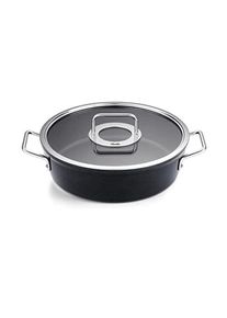 Bratentopf Fissler "Adamant", schwarz, B:29,5cm H:13cm L:39,5cm &Oslash;:28cm, T&ouml;pfe, Bratentopf, Made in Germany