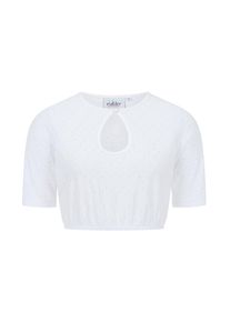 N&uuml;bler Dirndlbluse N&Uuml;BLER "Dirndlbluse Nita", Damen, Gr. 40, wei&szlig;, Obermaterial: 100% Polyester PES., Blusen Dirndlbluse