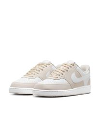 Sneaker Nike Sportswear "W COURT VISION LOW P NBK", Damen, Gr. 40, beige (phantom, wei&szlig;), Synthetik, Schuhe Sneaker, inspiriert vom Design des Nike Air Force