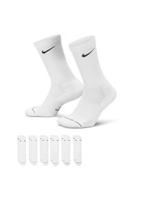 Funktionssocken Nike "U NK ED ELVD CRW 6P - 144", Damen, Gr. XL (46/50), multi, color, Obermaterial: 60% Baumwolle, 36% Polyester, 3% Elasthan, 1% Nylon, Socken Funktionssocken, atmungsaktives Material
