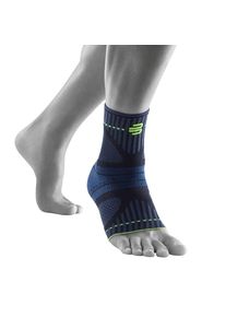 Sprunggelenkbandage Bauerfeind "Ankle Support DYNAMIC", Gr. L, blau (dunkelblau), Obermaterial: 57% Baumwolle, 41% Polyester, 2% Elasthan, Bandagen Sprunggelenkbandage, beidseitig tragbar, aus Baumwolle, Polyester und Elasthan