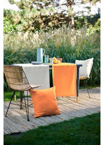 Polsterauflage Apelt "3800", orange, B:38cm H:2cm, Baumwolle, Polyester, Polsterauflagen, Polsterauflage, Outdoor geeignet