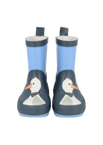 Gummistiefel MaxiMo, Kinder, Gr. 28, blau (dunkelmarine, blau washed), Obermaterial: 100% Gummi, Schuhe Gummistiefel, zuverl&auml;ssiger Regenschutz, gef&uuml;ttert, Profilsohle