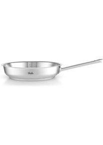 Bratpfanne Fissler "ORIGINAL-PROFI COLLECTION Edelstahl-Pfanne", silber (silberfarben), &Oslash;:24cm, Pfannen, Bratpfanne, mit breitem Sch&uuml;ttrand, Kaltmetallgriffen. Made in Germany