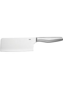 Hackmesser Fissler "Essential", silber (edelstahlfarben), Klingenl&auml;nge 16,5cm, Edelstahl 18/10, Kochmesser, Hackmesser, stabile Klinge, Halbkropf, leicht gebogenes Klingenprofil