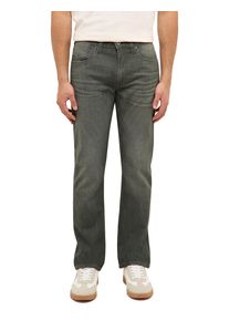 Straight-Jeans Mustang "Herren Style Tramper Straight ULW", Herren, Gr. 40, L&auml;nge 32, grau (6326 gr&uuml;n), Jeans Straight-Jeans