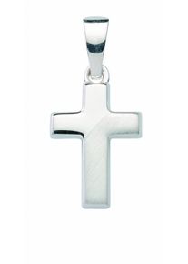Adelia&acute;s Kreuzkette ADELIA&acute;S "Adelia's Halskette - Kreuzkette mit Kreuz Anh&auml;nger aus 925 Silber Halskette - Kreuzkette mit Kreuz Anh&auml;nger aus 925 Silber" Gr. 45, silber, Halsketten, Damen, Silber 925 (Sterlingsilber), Kreuzkette