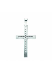 Adelia&acute;s Kreuzkette ADELIA&acute;S "Adelia's Halskette - Kreuzkette mit Kreuz Anh&auml;nger aus 925 Silber Halskette - Kreuzkette mit Kreuz Anh&auml;nger aus 925 Silber" Gr. 45, silber, Halsketten, Damen, Silber 925 (Sterlingsilber), Kreuzkette