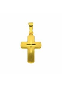 Adelia&acute;s Kreuzkette ADELIA&acute;S "Adelia's Halskette - Kreuzkette mit Kreuz Anh&auml;nger aus 333 Gold Halskette - Kreuzkette mit Kreuz Anh&auml;nger aus 333 Gold" Gr. 45, gold, Halsketten, Damen, Gold, Kreuzkette