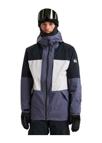 Snowboardjacke Quiksilver "Forever Stretch GORE-TEX", Herren, Gr. L, beige (graystone), Obermaterial: 100% Polyester., Jacken Snowboardjacke
