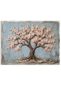 Leinwandbild OTTO HOME "Baum in Bl&uuml;te", rosa (farbe bild(er): pink), B:120cm H:80cm T:2cm, Canvas, Bilder, Leinwandbild, in verschied. Gr&ouml;&szlig;en