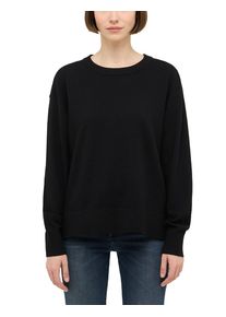 Sweater Mustang "Damen Style Marianna", Damen, Gr. XS, schwarz, Sweatshirts Sweater