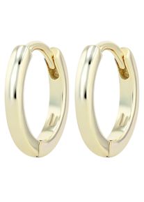 Adelia&acute;s Paar Creolen ADELIA&acute;S "Adelia's Damen Creolen aus 925 Sterling Silber &Oslash; 10 mm", gold, Ohrringe, Damen, Silber 925 (Sterlingsilber), Paar Creolen