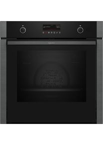 Neff Pyrolyse Backofen "B6ACP7AG3", Energieeffizienz: A+, grau, B:59,4cm H:59,5cm T:54,8cm, Back&ouml;fen, Hide Backofent&uuml;r & knusper-gesunde Air Fry-Funktion, Pyrolyse Backofen