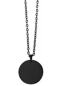 Adelia&acute;s Kette mit Anh&auml;nger ADELIA&acute;S "Adelia's Herren Edelstahl Ankerkette Halskette mit Anh&auml;nger Anker" Gr. 45, schwarz, Halsketten, Herren, Edelstahl, Kette mit Anh&auml;nger