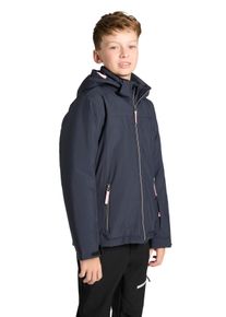 Winterjacke CMP, M&auml;dchen, Gr. 128, blau (antracite, pi), Web, Obermaterial: 100% Polyester. Futter: 100% Polyester. Wattierung: 100% Polyester, Jacken Winterjacke, Feel Warm Flat, Clima Protect, abnehmbare Kapuze, wasserdicht