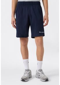 Sweatshorts Champion, Herren, Gr. S (44/46), N-Gr, blau (nny, ns), Obermaterial: 60% Baumwolle, 40% Polyester, Hosen Sweatshorts, kurze, legere Trageform, f&uuml;r Sportmode und dynamische Outfits