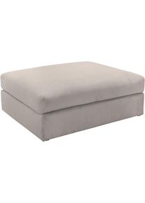 Polsterhocker OTTO HOME "Soft&Cosy XL, B: 101 cm - OTTO. Verl&auml;ssliche Qualit&auml;t.", grau (taupe), B:101cm H:52cm T:97cm, 100% Polyester, Hocker, Polsterhocker, Mega-Hocker, in Cord oder Chenille-Struktur w&auml;hlbar