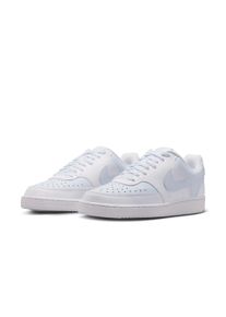 Sneaker Nike Sportswear "Court Vision Low Next Nature", Damen, Gr. 39, wei&szlig;, football grau, Synthetik, Schuhe Sneaker, inspiriert vom Design des Nike Air Force