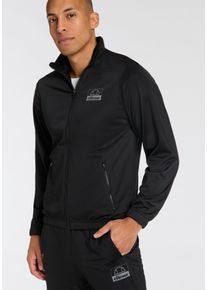 Trainingsanzug Ellesse "KARTONI JACKET AND PANT SET", Herren, Gr. S, schwarz, Obermaterial: 100% Polyester, Sportanz&uuml;ge Trainingsanzug, f&uuml;r Erwachsene, Jacke-und-Hose-Set, aus Polyester