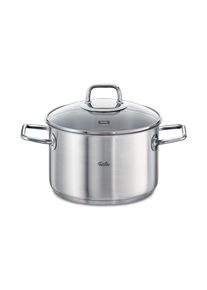 Kochtopf Fissler "viseo", silber (silberfarben), &Oslash;:24cm, T&ouml;pfe, Kochtopf, Induktion