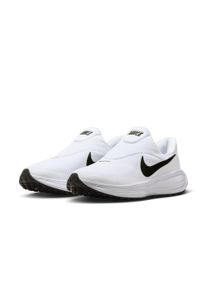 Laufschuh Nike "REVOLUTION 8 EASYON", Herren, Gr. 46, wei&szlig;, schwarz, wolf grau, Synthetik, Textil, Schuhe Laufschuh