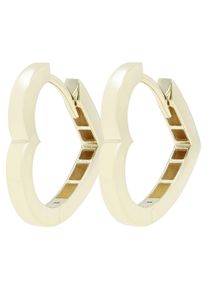 Adelia&acute;s Paar Creolen ADELIA&acute;S "333 Gelbgold Ohrringe Creolen Herz", gold, Ohrringe, Damen, Gelbgold 333, Paar Creolen, Herz, goldfarben