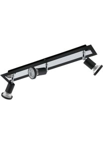 Eglo LED Deckenspots "SARRIA", schwarz (schwarz, chromfarben), 3, Leuchten, LED Deckenleuchte, LED Deckenlampe, LED Deckenspots