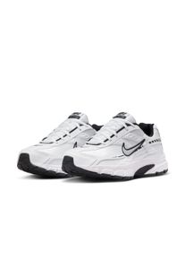 Sneaker Nike Sportswear "WMNS INITIATOR", Damen, Gr. 42,5, schwarz-wei&szlig; (wei&szlig;, metallic silber, wei&szlig;, schwarz), Leder, Textil, Schuhe Sneaker, inspiriert vom Design des Nike P-6000