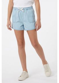 Shorts Roxy "CALL ON ME", M&auml;dchen, Gr. 16 (170/176), N-Gr, light blau, Obermaterial: 100% Baumwolle, Hosen Shorts, f&uuml;r Kindergr&ouml;&szlig;en 10 bis 16, aus Baumwolle