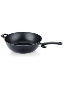 Wok Fissler "Adamant", schwarz, &Oslash;:32cm, Pfannen, Wok, induktionsgeeignet, kratzfeste Antihaft-Beschichtung, Made in Germany