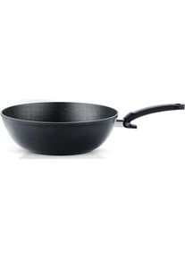 Wok Fissler "Adamant Wok 30cm", schwarz, B:31cm H:12,5cm L:50cm &Oslash;:30cm, Pfannen, Wok, cookstar Allherdboden; adamant Antihaftversiegelung
