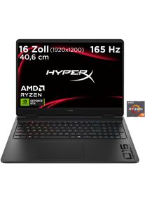 HP Gaming-Notebook "HyperX OMEN 16-ap1296ng", shadow schwarz, 24 GB RAM 512 GB SSD, Ryzen 9, Windows11Home64-Bit, Notebooks, Gaming-Notebook
