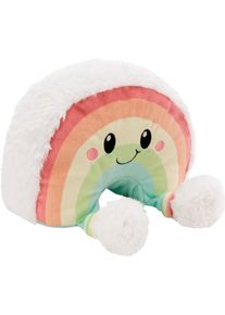 Kuscheltier Nici "Regenbogen Nibsi, 28 cm schlenkernd", bunt, Pl&uuml;schfiguren, KinderB:28cm H:21cm L:14cm, Kuscheltier, B:28cm H:21cm L:14cm