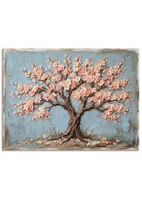 Leinwandbild OTTO HOME "Baum in Bl&uuml;te", rosa (farbe bild(er): pink), B:90cm H:60cm T:2cm, Canvas, Bilder, Leinwandbild, in verschied. Gr&ouml;&szlig;en