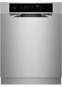 AEG Unterbaugeschirrsp&uuml;ler "GU9200X2SCM", Energieeffizienz: A, edelstahl, B:59,6cm H:81,5cm T:58cm, Geschirrsp&uuml;ler, Leise Sp&uuml;lmaschine 38 dB kraftvoll gegen Eingebranntes EEK A-10%, Unterbaugeschirrsp&uuml;ler
