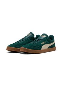 Sneaker Puma "CLUB II INDOOR ESD", Damen, Gr. 47, gr&uuml;n (dunkelgr&uuml;n, alpine snow), Synthetik, unifarben, Schuhe Sneaker